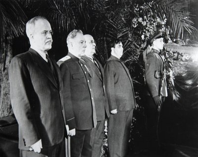 Funeral of Joseph Stalin, Moscow, USSR by Unbekannt