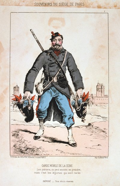 Garde Mobile de la Seine, Siege of Paris by Unbekannt