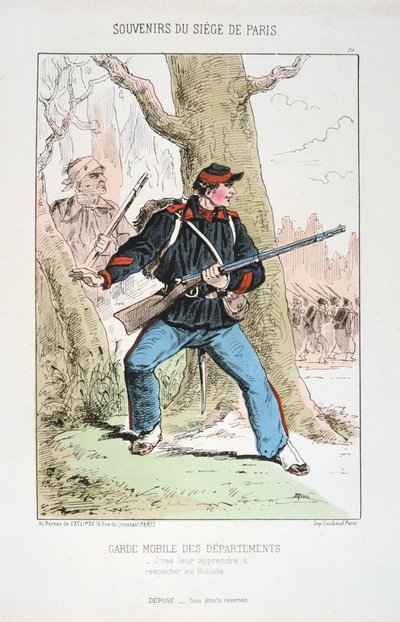 Garde Mobile des Departements, Siege of Paris by Unbekannt
