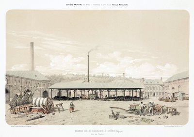 General Industrial Scenes Coal Store, St Leonard, Liege, Belgium by Unbekannt