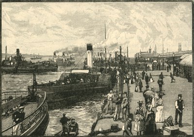 Georges Landing-Stage by Unbekannt