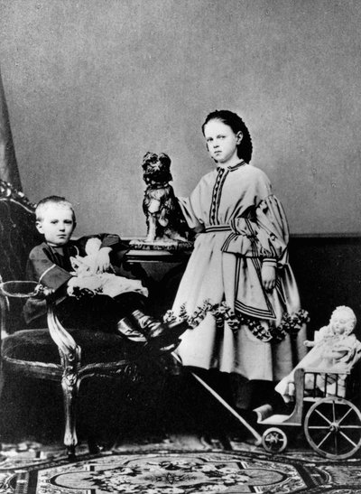 Grand Duchess Maria Alexandrovna and Grand Duke Sergei Alexandrovich of Russia by Unbekannt