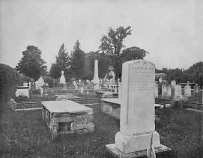 Graves of Jonathan Edwards and Aaron Burr, Princeton, New Jersey, c1897 by Unbekannt