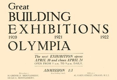 Great Building Exhibition - Olympia by Unbekannt
