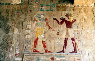 Hatshepsut, Queen of Egypt, Presenting an Offering to the God Horus by Unbekannt