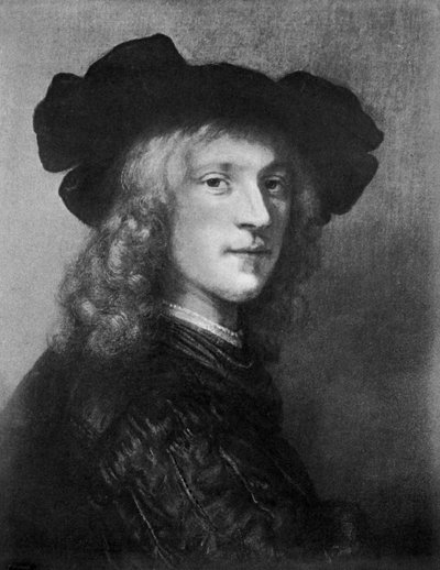 Head from the portrait of A Man with a Hawk, 1643 by Unbekannt