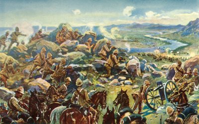 Heading Off Cronje - General French Blocking the Way at Koodoosrand Drift by Unbekannt