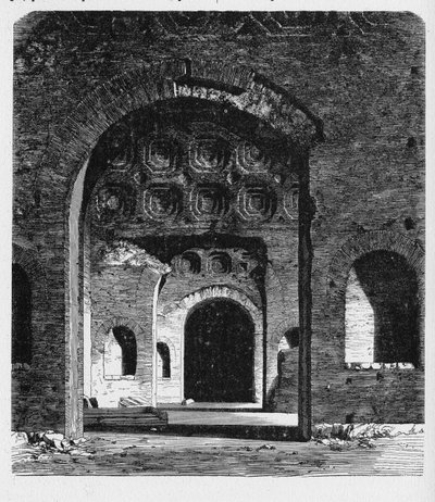 History of Ancient Rome. Aula Palatina is a Roman Palace Basilica Built by Emperor Constantine (AD 306-337) at the Beginning of the 4th Century by Unbekannt