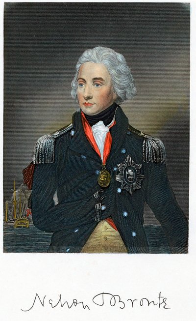Horatio Nelson, 1st Viscount Nelson, English Naval Commander by Unbekannt