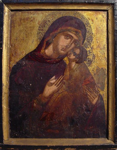 Icon with the Virgin and Child by Unbekannt