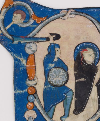 Initial P with the Martyrdom of Saint Peter Martyr by Unbekannt