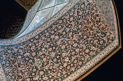 Interior of an Arch, Mosque of Sheikh Lutfullah, Isfahan, Persia, c1615 by Unbekannt