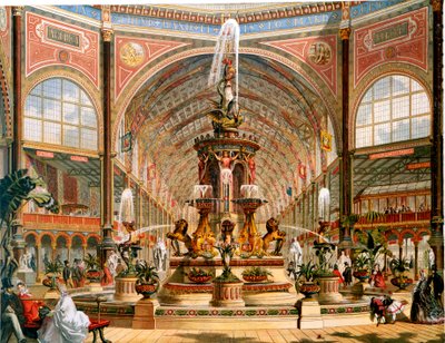 Interior of the Crystal Palace during the International Exhibition by Unbekannt