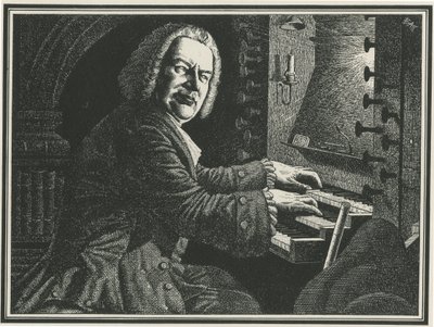 JS Bach by Unbekannt