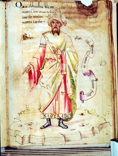 Jabir Ibn Hayyan, Abu Musa, Arab chemist and alchemist by Unbekannt