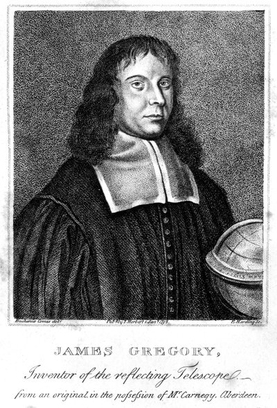 James Gregory, Scottish mathematician, c 1670 by Unbekannt