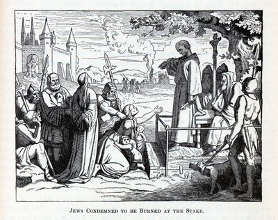 Jews Condemned to be Burned at the Stake, 1882 by Unbekannt