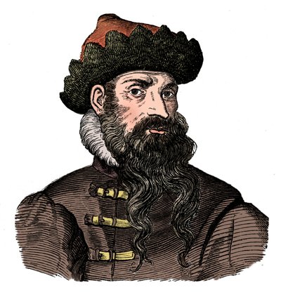 Johann Gutenberg, German metalworker and inventor, 16th century, 1870 by Unbekannt