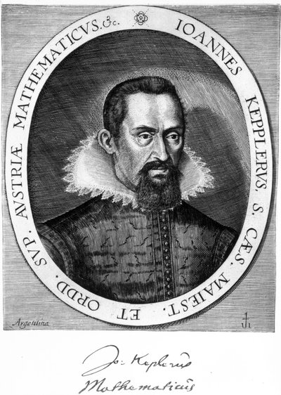 Johannes Kepler, German astronomer and physicist by Unbekannt