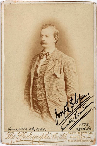 Joseph Sloper, English inventor by Unbekannt