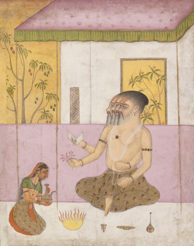 Khambhavati Ragini: Folio from a Ragamala Series by Unbekannt