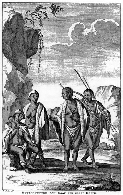 Khoikhoi labourers by Unbekannt