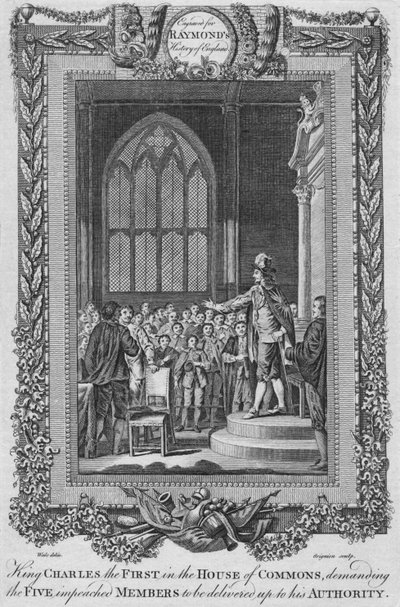 King Charles the First in the House of Commons by Unbekannt