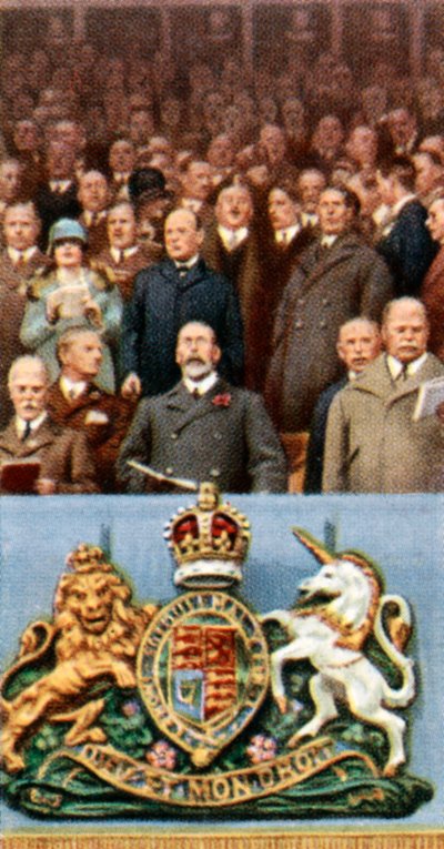 King George V at the Cup Final, Wembley, April 23rd, 1927 by Unbekannt