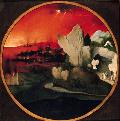 Landscape with the Destruction of Sodom and Gomorrah by Unbekannt