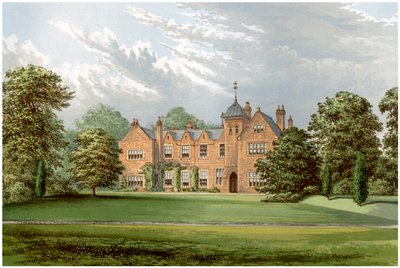 Lea, Lincolnshire, home of Baronet Anderson, c1880 by Unbekannt
