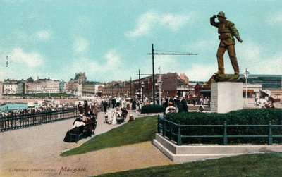 Lifeboat Memorial, Margate, Kent, c1905 by Unbekannt