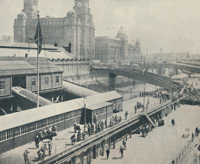 Liverpool Landing Stage is one of the most interesting river fronts in Great Britain by Unbekannt