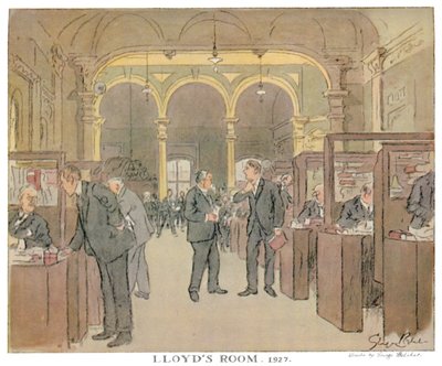 Lloyds Room - As Seen by a Punch Artist by Unbekannt
