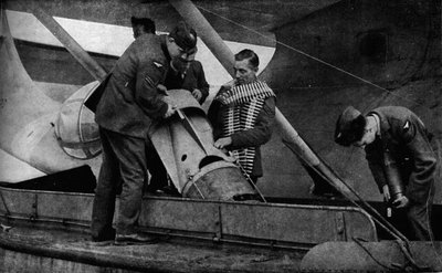 Loading Bombs on to an RAF Aircraft During World War II by Unbekannt