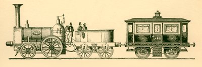 Locomotive and Royal Saloon, London and Birmingham Railway by Unbekannt