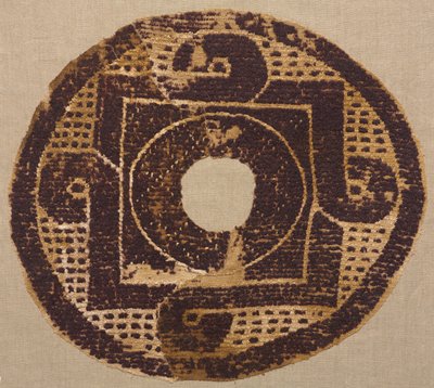 Looped Roundel from a Blanket or Cover, 300s-400s by Unbekannt