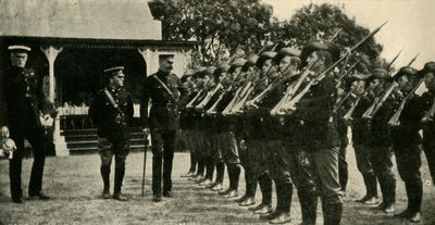 Lord Kitchener Reviewing Australian Cadets, First World War by Unbekannt