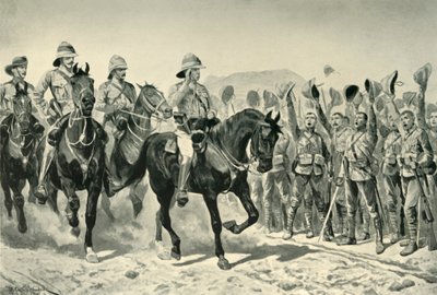 Lord Roberts Cheered by the Troops on His Arrival at Wonder River by Unbekannt