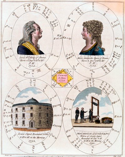 Louis XVI and Marie Antoinette, King and Queen of France by Unbekannt
