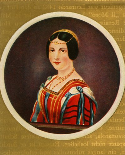 Lucrezia Crivelli by Unbekannt