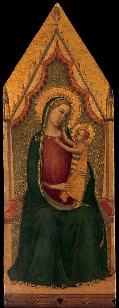 Madonna and Child Enthroned, ca. 1335-39 by Unbekannt