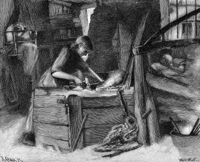 Making Chains in the Cradley Heath District of the Black Country in the English Midlands, 1890 by Unbekannt
