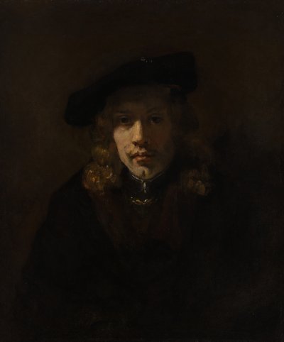 Man in a Beret by Unbekannt