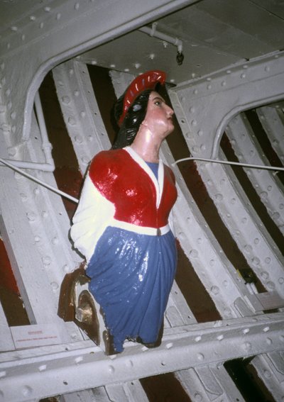 Marianne, figurehead from a French Grand Banks fishing boat by Unbekannt