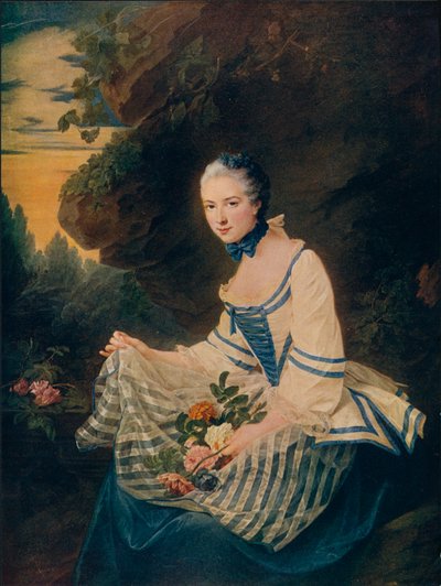 Marie-Louise-Elisabeth de Maille, comtesse de Sorans, 1742-1812, 1763 by Unbekannt