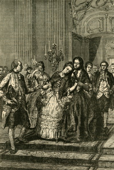 Marie Antoinette Taking Leave of the Mother by Unbekannt