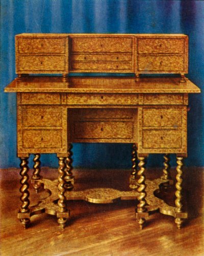 Marquetry Writing Table of King William III by Unbekannt
