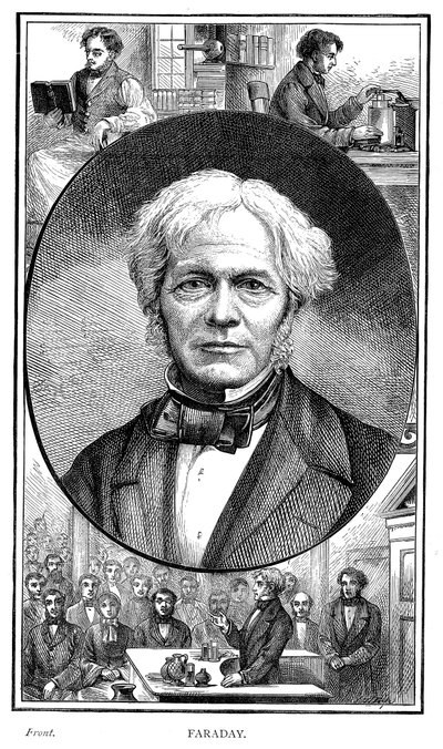 Michael Faraday, British physicist and chemist by Unbekannt