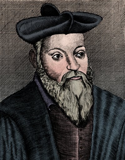 Michel Nostradamus, French physician and astrologer, 17th century by Unbekannt