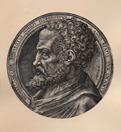 Michelangelo Buonarroti, Italian artist and architect, c16th century 1894 by Unbekannt